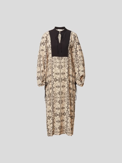 By Malene Birger Maxikleid mit floralem Allover-Muster Ecru 2