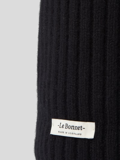 Le Bonnet Beanie mit Brand-Detail Schwarz 3