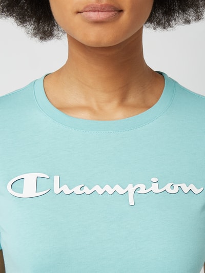 CHAMPION Regular Fit T-Shirt mit Logo-Details Aqua 3