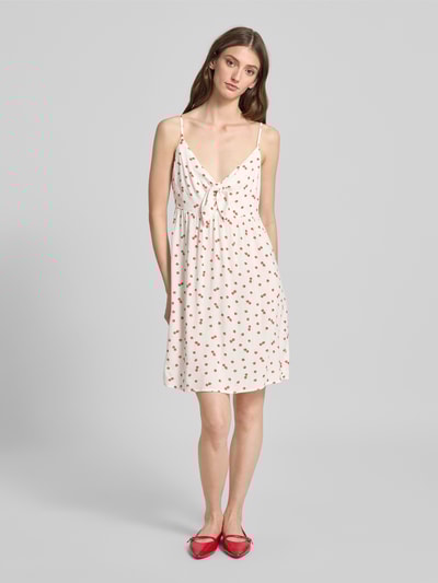 Only A-Linie Minikleid aus reiner Viskose Modell 'NOVA LIFE' Offwhite 1