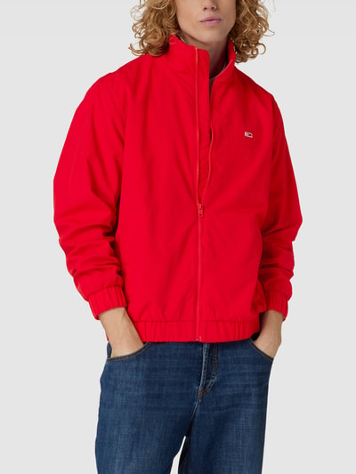 Tommy Jeans Jacke mit Label-Stitching Modell 'ESSENTIAL' Rot 4