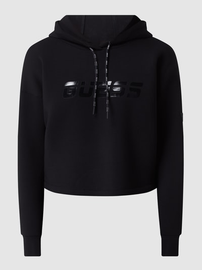 Guess Activewear Cropped Hoodie mit Logo Black 2