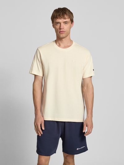 CHAMPION T-shirt z wyhaftowanym logo model ‘ICONS’ Złamany biały 4