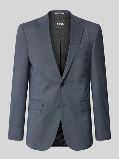 Produktfoto, Regular Fit Sakko mit Schurwoll-Anteil Modell 'Jasper' von BOSS, grauer Stoff, glatte Textur, Herren Sakko von BOSS