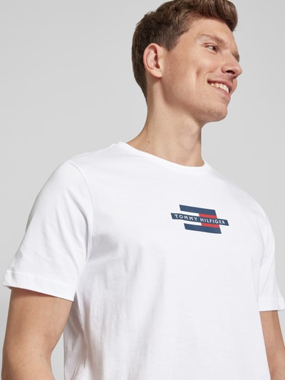 Tommy Hilfiger Regular fit T-shirt van puur katoen Wit - 3