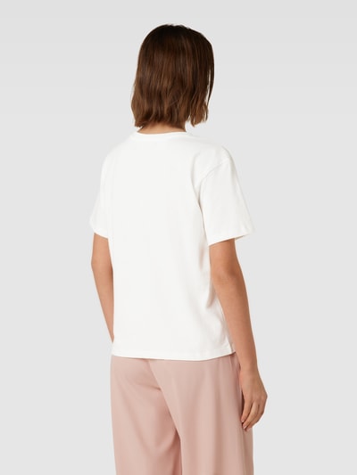 Jake*s Casual T-shirt met motiefprint Offwhite gemêleerd - 5