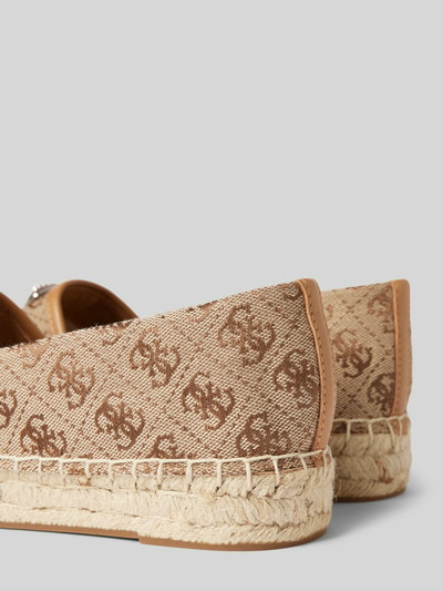 Guess Espadrilles mit Label-Applikation Modell 'JOLANDE' Mittelbraun 2