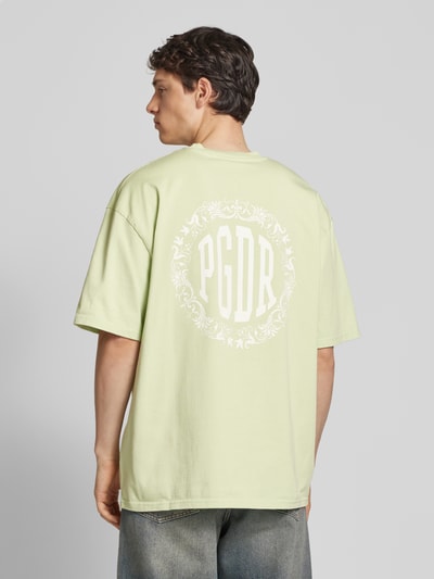Pegador Oversized T-Shirt mit Label-Print Mint 5