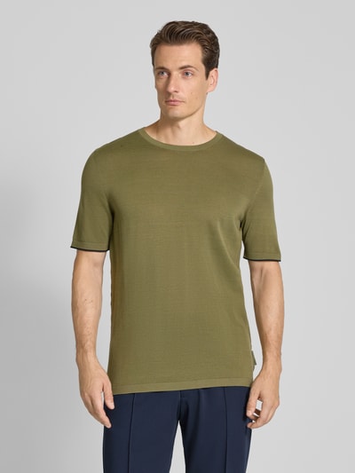 Marc O'Polo Regular Fit T-Shirt aus reiner Baumwolle - Marc O'Polo × DFB Travel Collection Oliv 4