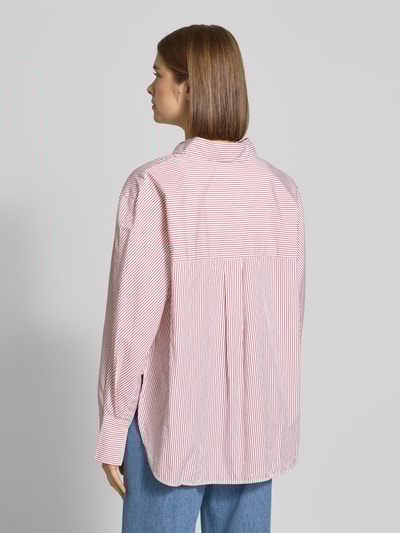 Marc O'Polo Regular fit overhemdblouse van puur katoen Rood - 5