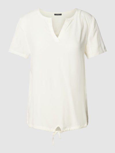 Montego Blouseshirt met V-hals Offwhite - 2