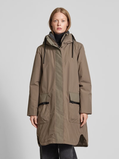 Didriksons Parka mit Pattentaschen Camel 4