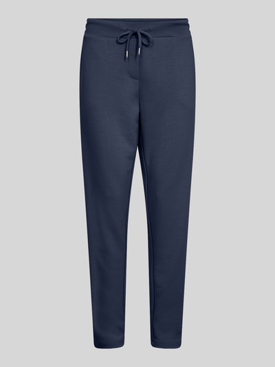 Soyaconcept Spodnie dresowe o kroju regular fit z mieszanka modalu model 'SC-BANU 157' Granatowy 2