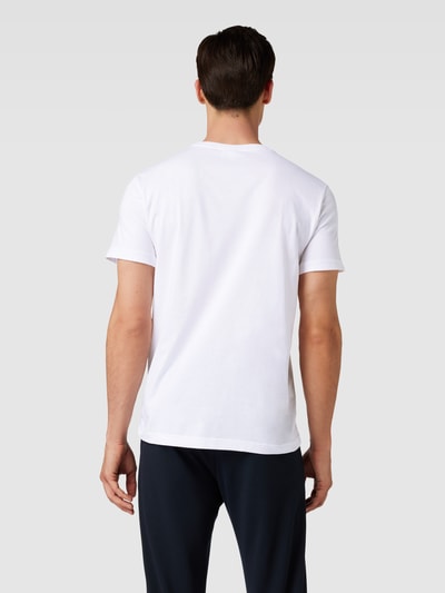 Lacoste T-Shirt mit Logo-Stitching Weiss 5