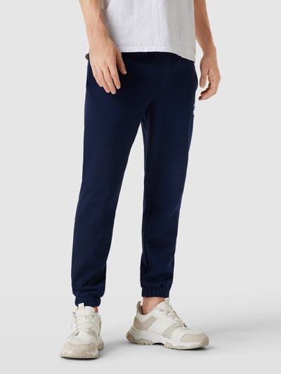 Lacoste Sweatpants met labelstitching Marineblauw - 4