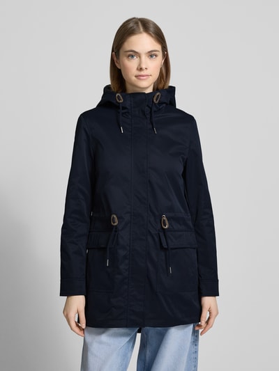 Only Shaped Fit Parka mit Kordelzug Modell 'LOUISE' Marine 4