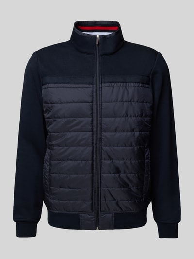 Christian Berg Men Sweatjacke mit Stehkragen Marine 2