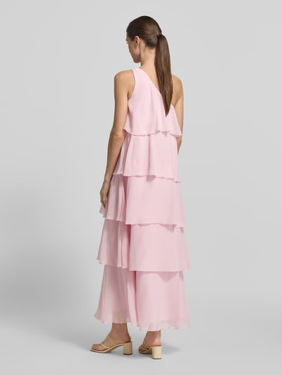 VERO MODA Ausgestelltes Maxikleid mit Rüschendetail Modell 'FELICIA' Rosa 5