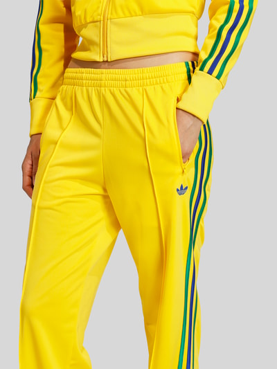 adidas Originals Regular Fit Trainingshose mit Label Stitching GELB 3