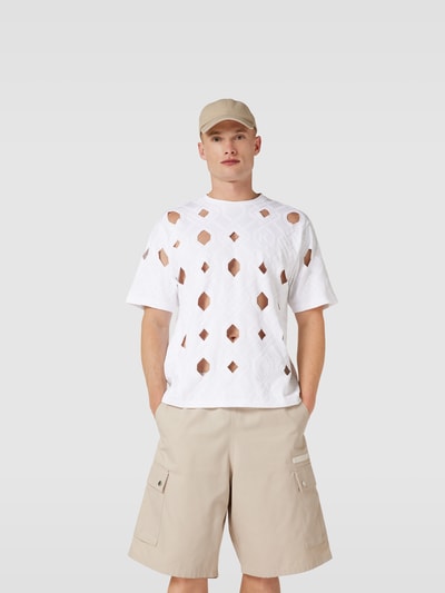 Kochè T-Shirt mit Cut Outs Weiss 4