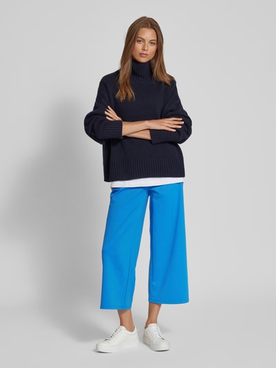 ICHI Culotte mit elastischem Bund Modell 'Kate' Blau 1