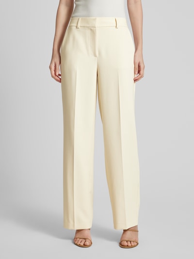 Selected Femme Stoffen broek met stretch, model 'FRITA' Beige - 4