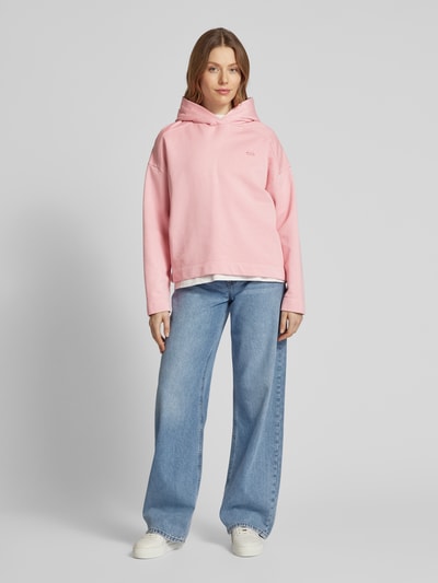 Drykorn Oversized Hoodie mit Label-Stitching Modell 'RAIANA' Rose 1