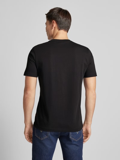 BOSS Orange T-Shirt mit Motiv-Print Modell 'Mineral' Black 5