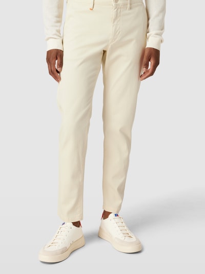 BOSS Orange Slim fit chino met stretch, model 'Schino-Taber' Zand - 4