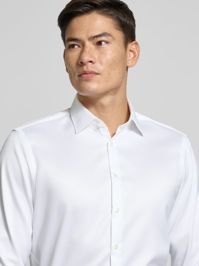 Jake*s Regular Fit Business-Hemd mit Kentkragen Weiss 3