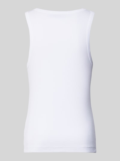 Tommy Hilfiger Slim fit tanktop van katoenmix in een set van 2 stuks Wit - 3