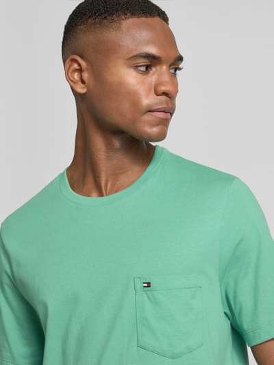 Tommy Hilfiger Regular Fit T-Shirt aus reiner Baumwolle Mint 3