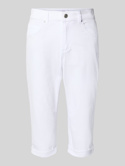 Angels Caprijeans aus Denim mit Umschlag Modell 'Capri' Weiss 2
