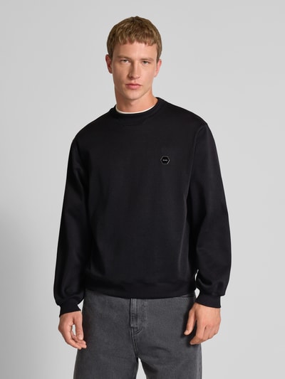 Balr. Sweatshirt met ronde hals en labeldetail Zwart - 4