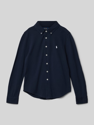 Polo Ralph Lauren Teens Vrijetijdsoverhemd met button-downkraag Donkerblauw - 1