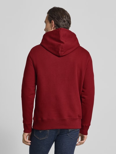 Gant Bluza z kapturem Bordowy 5