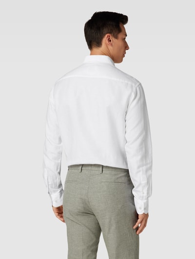 Eterna Premium shirt met premium linnen, model 'Kent' Wit - 5