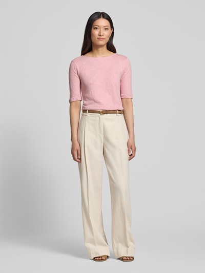 Christian Berg Woman T-shirt met boothals Oudroze - 1
