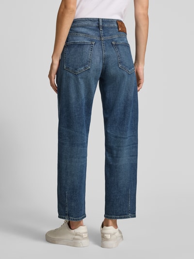 Cambio Relaxed fit jeans met steekzakken, model 'ELIN' Donkerblauw - 5