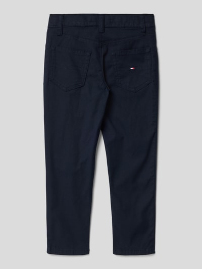 Tommy Hilfiger Kids Hose mit Label-Stitching Modell 'SCANTON' Marineblau 3