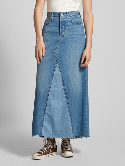 Levi's® Jeansrok met siernaden, model 'ICONIC' Jeansblauw - 4