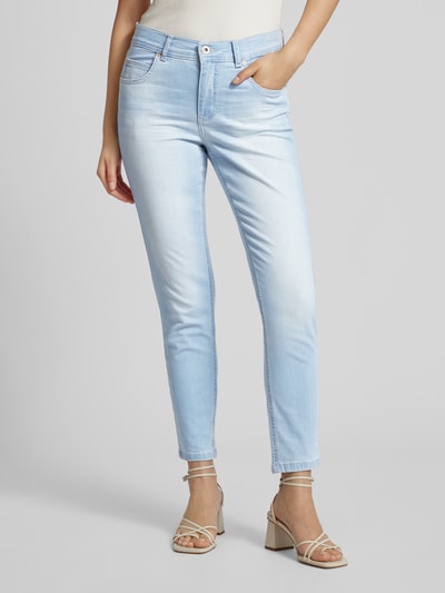 Angels Skinny fit jeans in 5-pocketmodel, model 'Ornella' Lichtblauw - 4