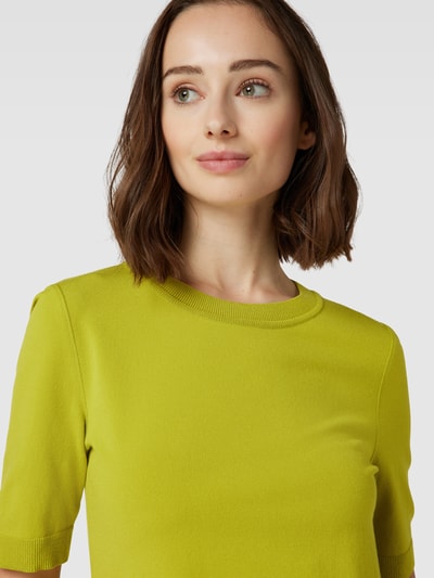 Marc Cain Strickshirt mit Label-Applikation Modell 'ADDITIONS' Apfel 3