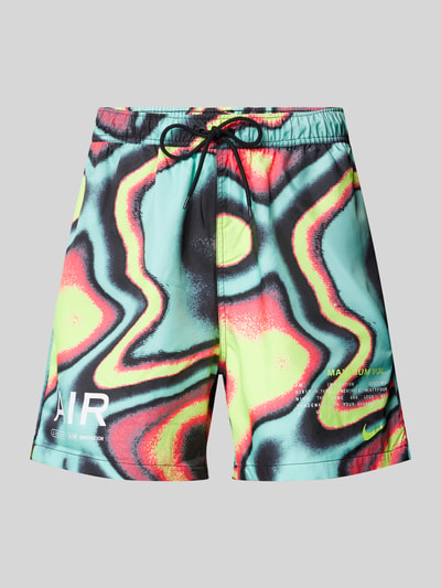 Nike Sweatshorts met labelprint Neon roze - 2