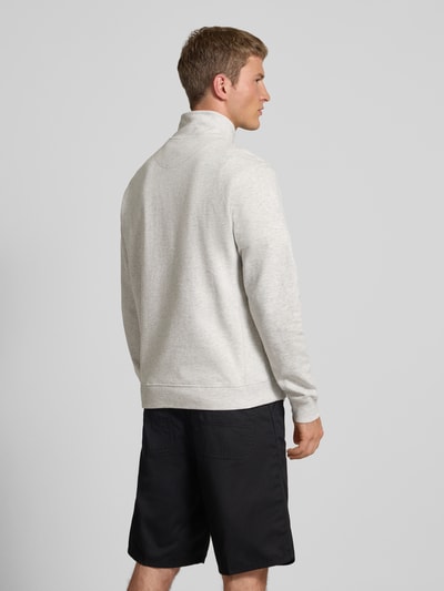 Jack & Jones Sweatshirt met schipperskraag en labelstitching Offwhite gemêleerd - 5