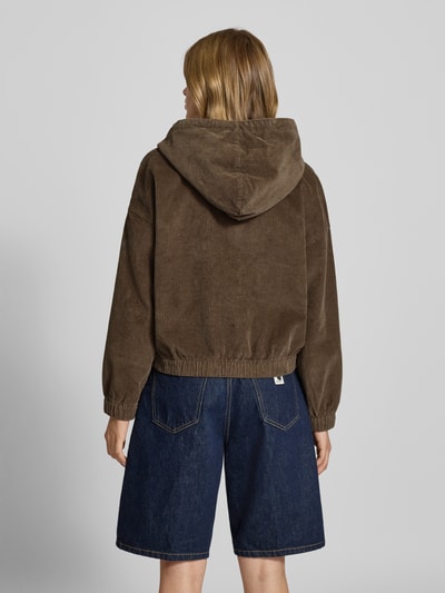 Only Loose fit bomberjack van katoenmix, model 'KENZIE' Middenbruin - 5