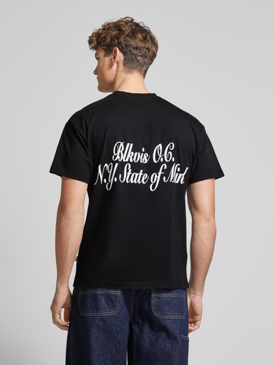 BLKVIS T-Shirt mit Label-Print Black 5