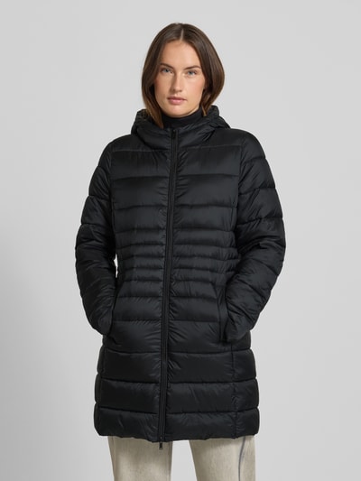 Jake*s Casual Płaszcz pikowany z kapturem Czarny 4