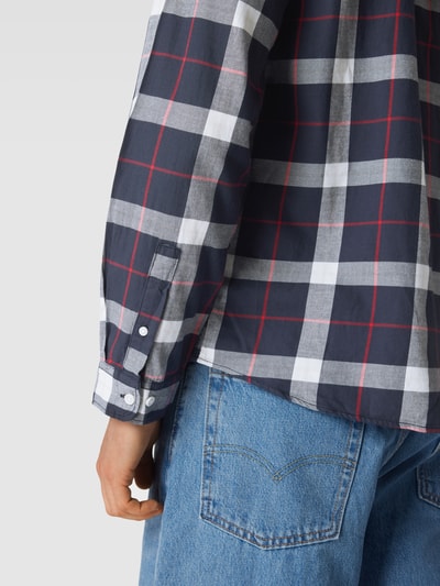 Jack & Jones Freizeithemd mit Tartan-Karo Modell 'JOSHUA' Dunkelblau 3