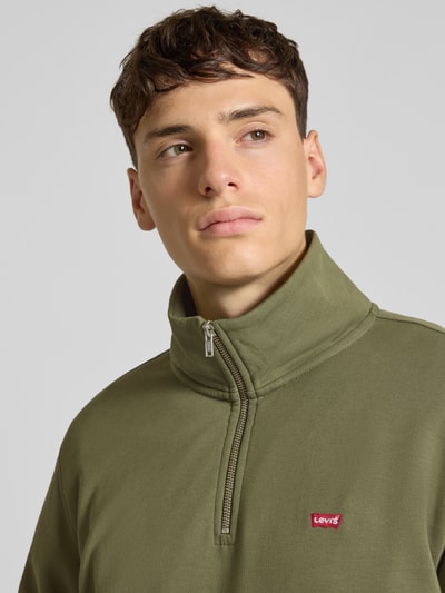Levi's® Sweatshirt mit Logo-Stitching Oliv 3